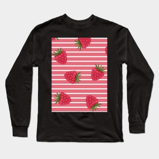 Cool Raspberry pattern Long Sleeve T-Shirt